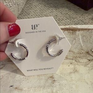Chic Silver Hoop Earrings